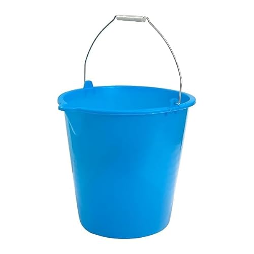 Sicignano | Secchio con Becco Graduato in Plastica – Colori Assortiti, Made in Italy, Multiuso per Casa, Pulizie, Giardinaggio (1, 10 Litri)