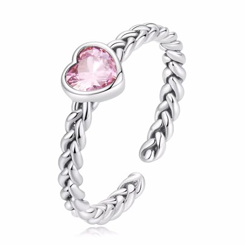 La bague en argent de Saint-Valentin pour ado fille