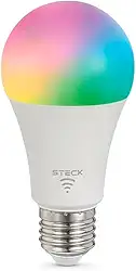 Steck, Lâmpada Inteligente 12W, RGBW Wi-Fi, Bivolt