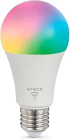 Steck, Lâmpada Inteligente 12W, RGBW Wi-Fi, Bivolt