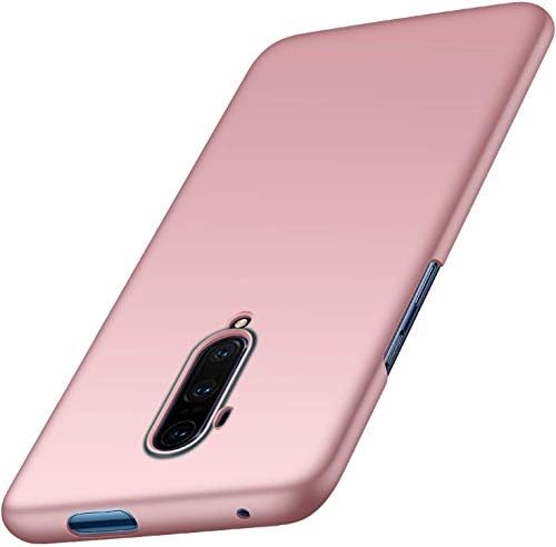 Case for OnePlus 7T Pro Case Slim Protective Lightweight [Defend from Shock/Scratch/Slip/Fingerprint] PC Hard Ultra Thin Phone Cover for OnePlus 7T Pro (Pink)