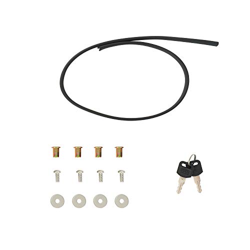 Hooke Road JK Tailgate Table Lock Box Locking Storage Compatible with Jeep Wrangler JK 15-18