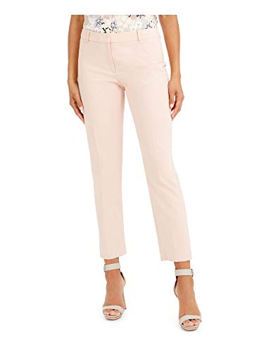 Calvin Klein Women's Petite Straight-Leg Dress Pants Pink Size 6P