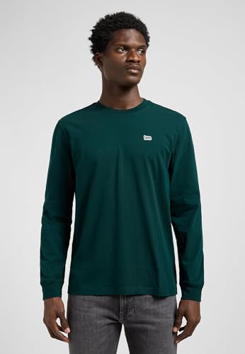 T-Shirt Homme Lee Ls Patch Logo Tee en coton confortable