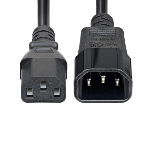 StarTech.com Cordon de Rallonge Électrique de 4 5m Cordon d'Alimentation PDU C14 à C13 14AWG Câble d'Alimentation AC pour PDUAlimentatio - vue 6