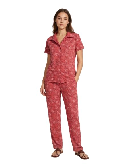 xenios | Printed Cotton Blend Night-Suit-C5-GAJRI-picture-4