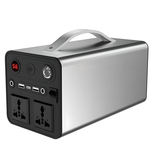 Estación de energía portátil de 300 W, 90 000 mAh, Compatible con energía Solar, 6 Puertos para Camping, emergencias, Viajes y Aventuras al Aire Libre.