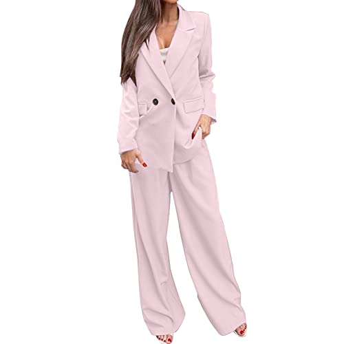 Tute Eleganti Donna Cerimonia Curvy Tuta Da Cerimonia Manica Lunga Casual Aperto Davanti Colletto Tailleur Da Cocktail Eleganti Completo Due Pezzi Blazer E Pantaloni Matrimonio Abito Da Lavoro