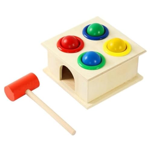 Bate Martelo Brinquedo Educativo Infantil 4 Bolas