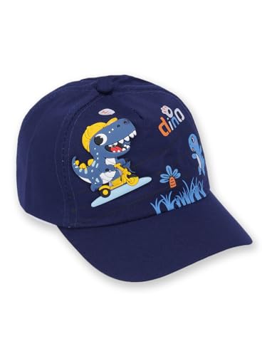 Image of PASSION PETALS Summer Dino Rockstar Baseball Cap for Kids Boys and Girls 2-4Years