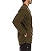 Smith's Workwear Mens Sherpa Bonded Thermal Henley Pullover Jacket, Olive, Medium US