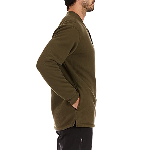 Image of Smith's Workwear Men's Sherpa Bonded Thermal Henley Pullover