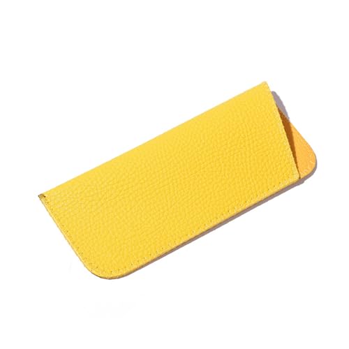 Image of K Luxury Women's Eyeglass Case Leather Soft Holder Pocket Cases Slim Travel Pouch for Sunglasses Eyeglasses Readers