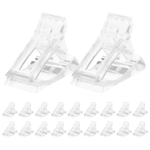 Healeved Clips para Uñas 40 Piezas para Extensión Acrílica miniatura 1