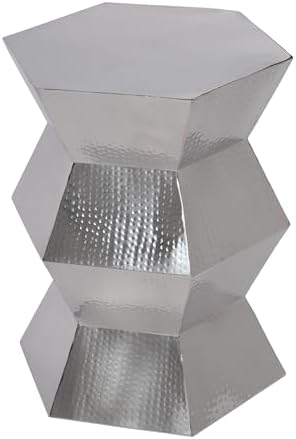 Butler Specialty Company Renzo 16 in. W Stainless Steel End Table in Nickel