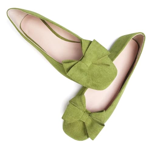 Image of Dear Time Women's Flats Shoes Bowknot Dressy Ballets Loafers Wedding Business Casual Walking Shoes