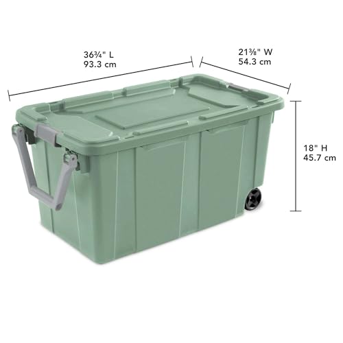 Ratiyae 40 Gallon Wheeled Tote