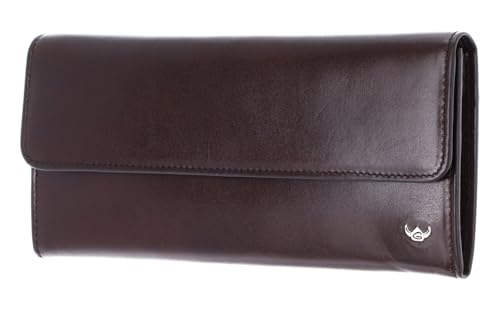 Porte-monnaie femme RFID Golden Head Colorado 2828 bordeaux en cuir véritable avec compartiments