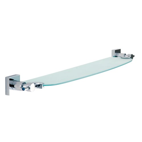 Preisvergleich Produktbild Nie Wieder Bohren HU200 Hukk Glasablage, 70 cm, verchromt inklusive - Befestigungstechnik