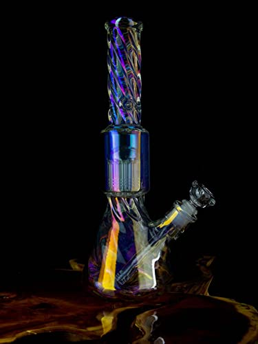 ParaCity 14" Glas Wasserpfeifen mit 14mm Schale Recyler Pfeifen Öl Rigs Hookah – Bild 4