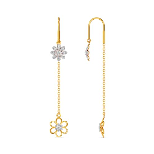 Image of Joyalukkas 22k (916) Purity BIS Certified Sui Daga Gold Earrings For Women