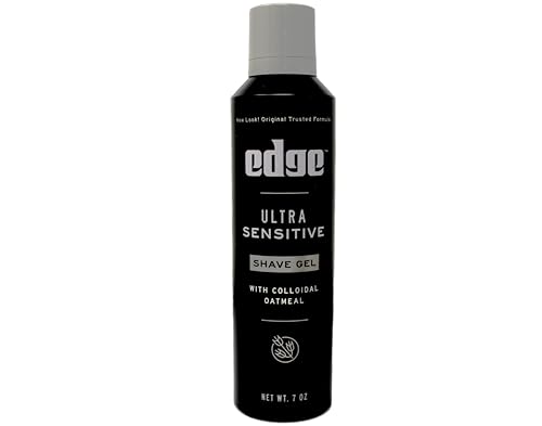 Edge Shave Gel Ultra Sensitive, Fragrance Free 7 oz ( Pack of 4)
