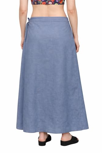 Image of CITIX Pure Cotton Petticoat for Woman Saree | Adujastable Drawstring Waist