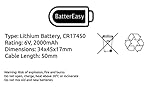 Zoom IMG-1 batteria per visonic next cam