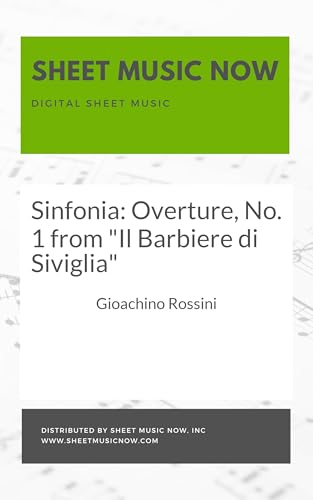  Sinfonia: Overture, No. 1 from \