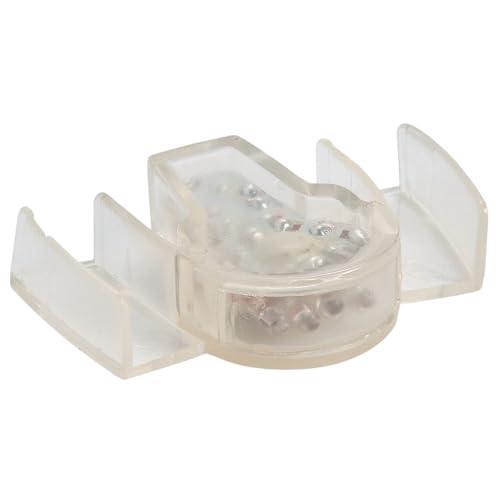 Cosmic Multicolor Flashing Teeth - 2.25' (6 Packs) - Fun Plastic Mouthpiece - Ideal for Party Favors, Kids Toy, and Halloween Event