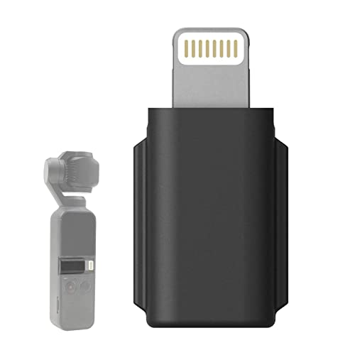 DIFCUL Adaptateur Universel Avant et arrière ,Osmo Pocket Part 11 iPhone Adapter ( Lightning ) pour iPhone XS/XS Max/XR/iPhone 8/8 Plus/X (10) / 7/7 Plus Cover
