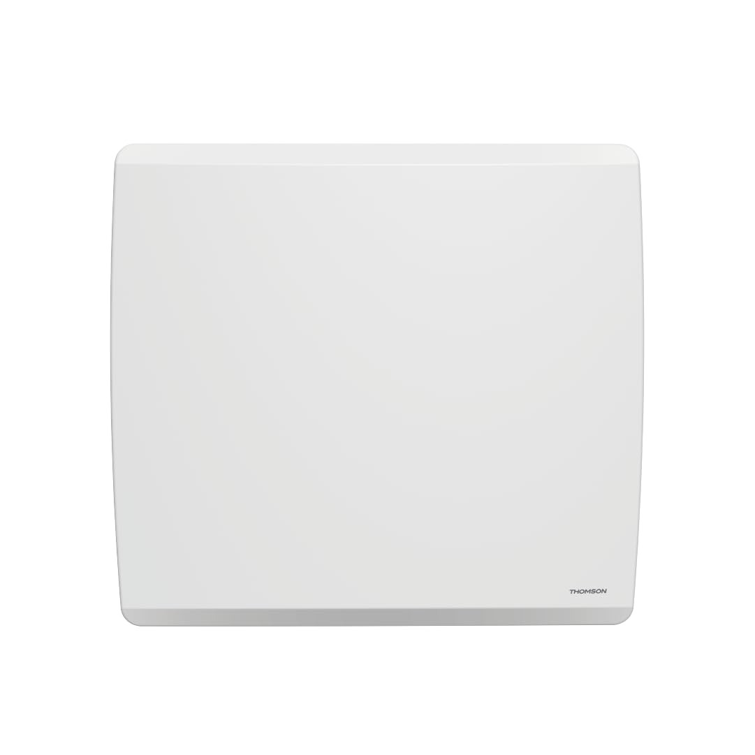 THOMSON - Radiatore elettrico fisso collegato WiFi a inerzia secca ceramica + pellicola con termostato intercambiabile 1500 W THOMSON MOLY orizzontale bianco