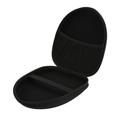 Image of Headphone Case Hard EVA Shell Headset Protective Box Multifunctional Headphone Container Portable Carrying Case Storage Box for On-Ear Headset(Black)
