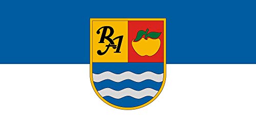 Drapeau Rácalmás résistant aux intempéries pour mât standard de jardin - 2