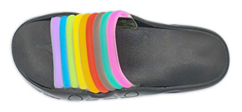 Coddies Rainbow Slides | Flip Flops, Sandals, Slippers, Pool, Beach & Shower Shoes for Men, Women & Kids3