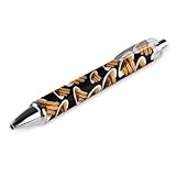 Churros con salsa de chocolate retráctil, bolígrafo de tinta de gel de escritura suave de 0,5 mm, tinta negra fina, suministros de oficina, 1 unidad como imagen 2