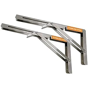 Uttking Folding Shelf Brackets Heavy Duty Shelf Brackets, Collapsible Shelf Brackets for Foldable Shelf, Bench Table, Wall Mounted Folding Table Brackets Space-Saving. (20cm) (B0DF5KJHBP) Amazon Price History, Amazon Price Tracker