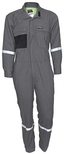 MCR Safety - Flame Resistant Coverall Gray 5.5-Ounce Inherent B (SBC101140)
