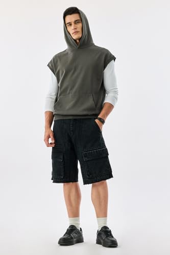 Image of SNITCH Men Casual Hoodie| Oversized Fit Hooded Neckline with Graphic Print & Long Sleeve| Soft Cotton-Polyester Blend for Daily Winter Wear & Streetwear