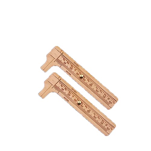 ARTIBETTER Gauge Caliper 0-100mm Mini Caliper for Jewelry Non-Magnetic Brass Measuring Tool