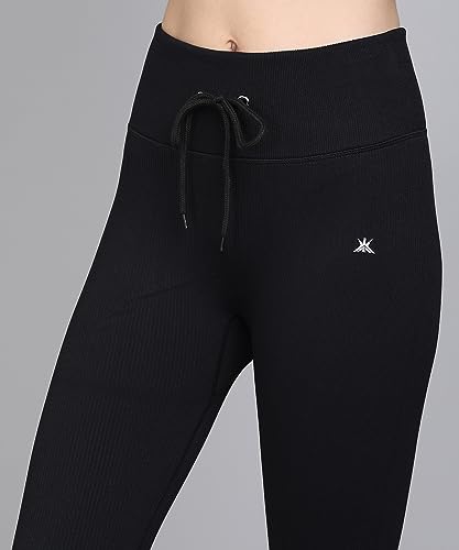 Image of Kobo Active Wear for Women Gym | High Waist | Ankle Length | Squat-Proof | Workout Tights for Women | 4-Way Stretch | Leggings for Gym, Cardio | Yoga Pants (Imported)