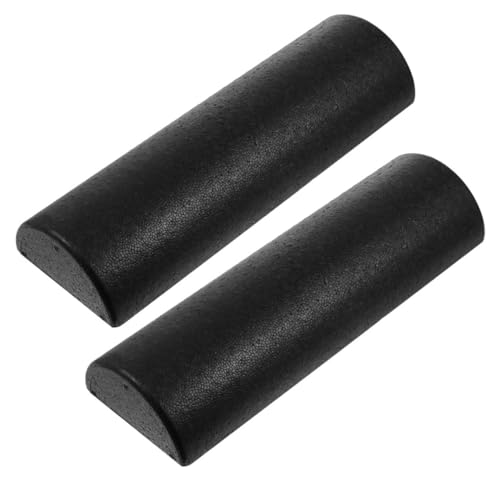 Rodillo semicircular de alta densidad para yoga, relajación muscular y entrenamiento del equilibrio, columna de masaje ligera de espuma para fisioterapia y ejercicio, herramienta portátil de fitness miniatura 1