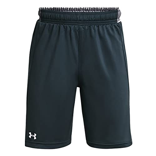 Under Armour Boy's Locker Shorts Gray Youth Small