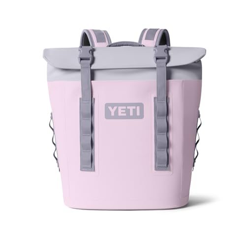 YETI Hopper M12 Backpack Soft Sided Cooler with MagShield Access, Cherry Blossom