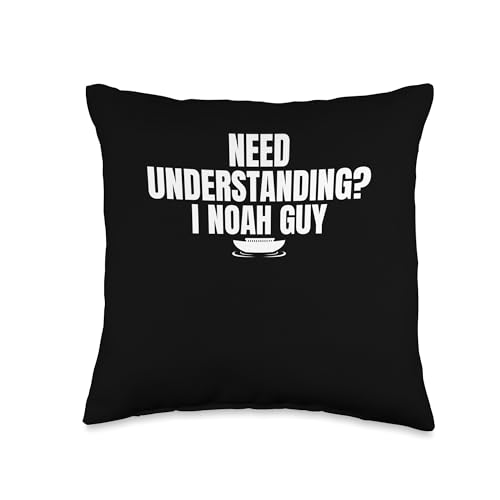 Need Understanding? I Noah Guy Deacon Church Official Throw Pillow