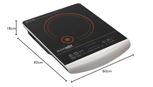 Image of BLOWHOT BL 100 Induction 2000-Watt Feather Touch Venus Induction Cook Top, 1 Year Motor Warranty by Blowhot