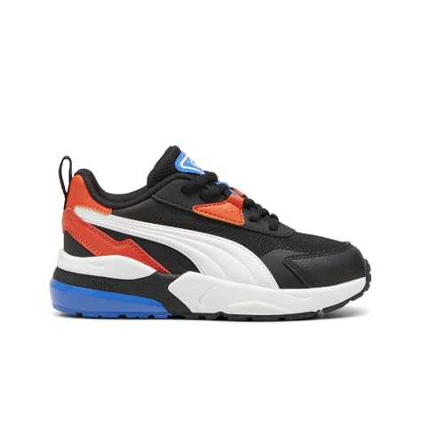 PUMA Kids Boys Vis2k Lace Up Sneakers Shoes - Black - Size 12.5 M