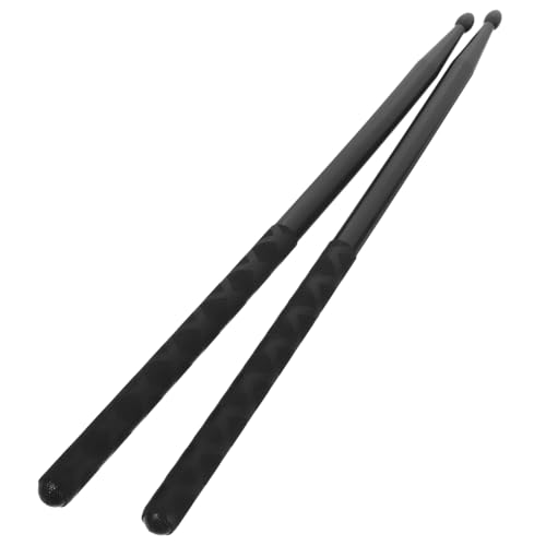 Baquetas negras slip para batería 1 par nylon miniatura 1