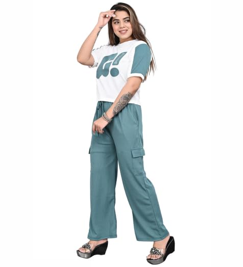 casual co ord set for women stylish summer wear cord half sleeves round neck track suit latest coords travelling outfit western ladies co ords