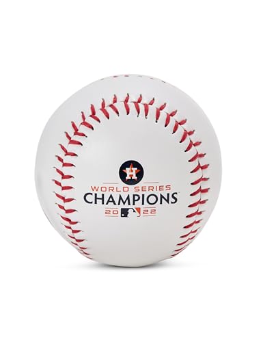 Rawlings | Official 2022 World Series Champions | Houston Astros | Commemorative Baseball | White Vinyl